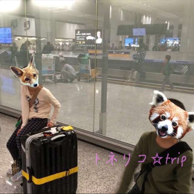 香港国際空港に到着しました