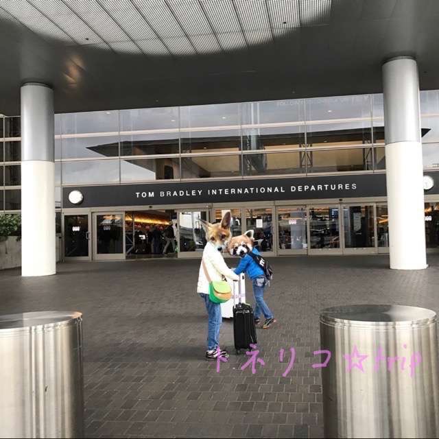 ロサンゼルス空港でuberに乗る